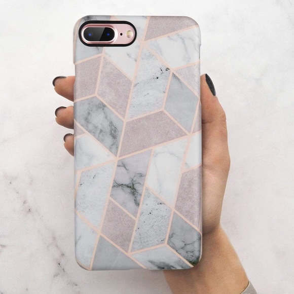 Accessories - iPhone 7/8 Plus purple marble case
